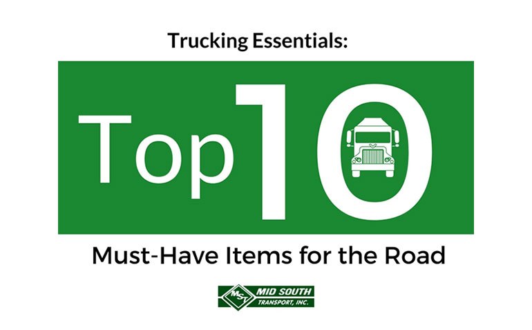 Truck driving essentials: top 10 must haves