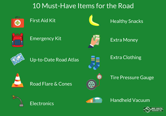 Trucking Essentials: Top 10 Must-Have Items for the RoadMid South Transport