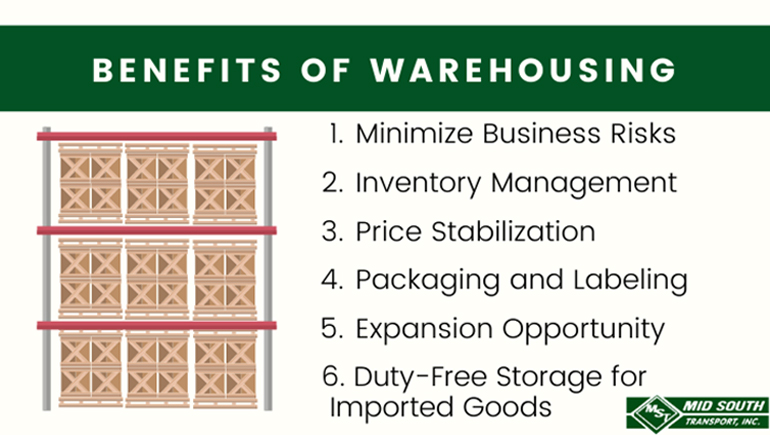 bENEFITS of Warehousing